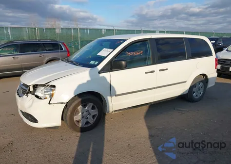 2011 Dodge Grand Caravan C/V из США, поврежденный, VIN 2D4RN1AG2BR616370